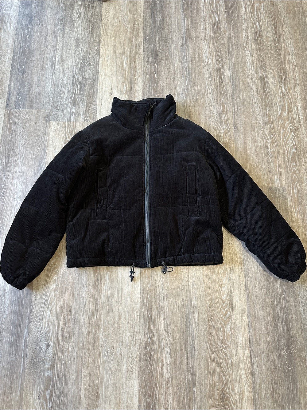 Princess Polly Black Puffer Jacket